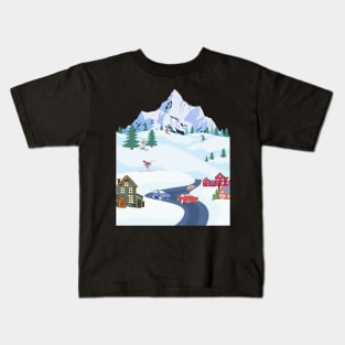 sports of winter Kids T-Shirt